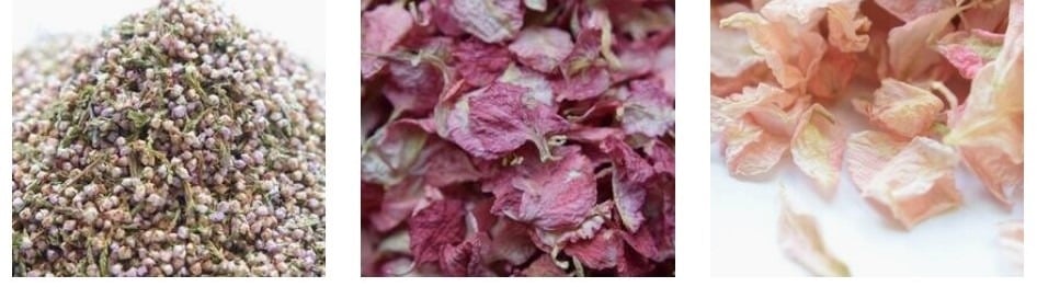 confetti petals pink purple