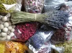 dried flowers lavender