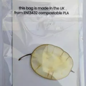 cellophane bag made from vegetable starch