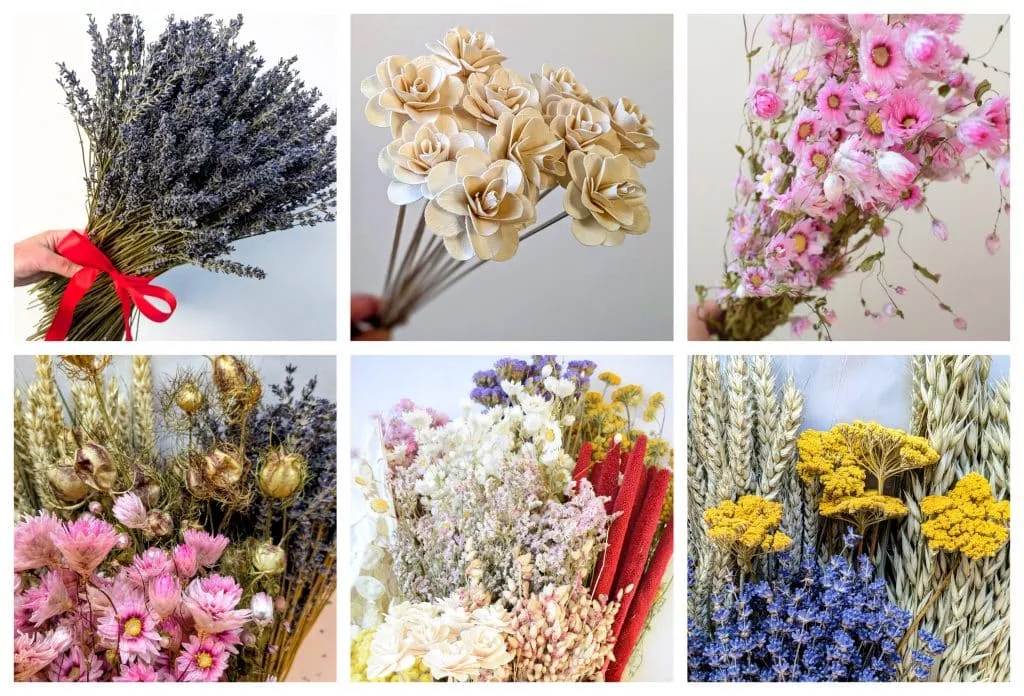 dried flowers valentines day